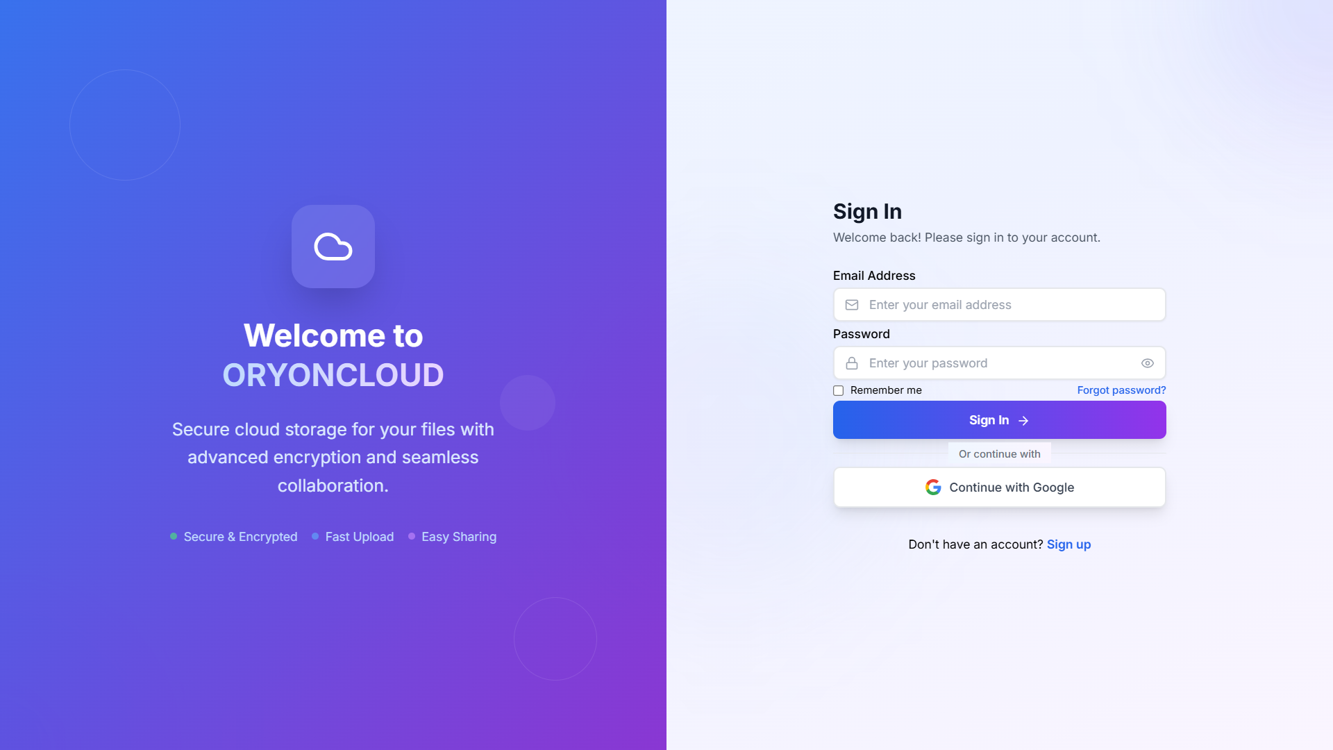 OryonWeb Cloud By OryonWeb